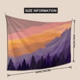 thumbnail image 6 of ZICANCN Funny Tapestry for Bedroom Aesthetic,Night Mysterious Forest Pattern Wall Tapestry for Living Room 60x40 Inches, 6 of 8