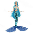thumbnail image 2 of A-Waroom 12" Mermaids Doll with Bling Bling Sequin Fshtail Dress 12" Doll for Girls Christmas Birthday Gift, 2 of 5