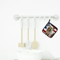 thumbnail image 3 of Caroline's Treasures Chinese Crested Patriotic Pair of Pot Holders, 3 of 3