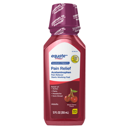 Equate Pain Relief, Black Cherry, 12 fl oz