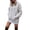 Grey, variant on SUXIAN Hoodie For Women Pullover Solid Color Coat Long Sleeve Casual Hoodies Women S