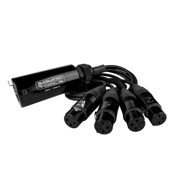Herramientas de sonido Breakout Snake CAT Tails FX hembra XLR 4 líneas