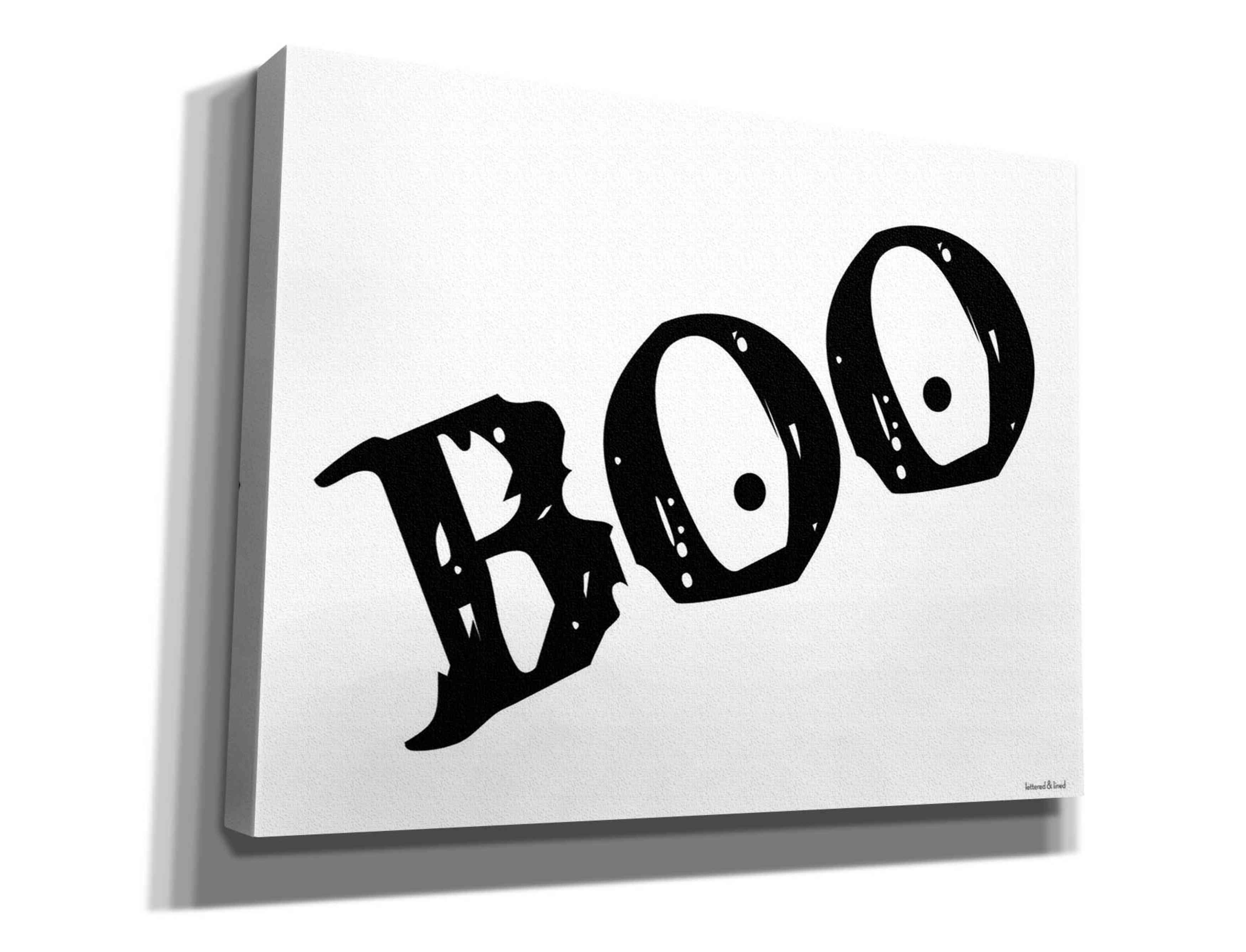 Epic Graffiti 'Boo' by Lettered  Lined, Giclee Canvas Wall Art, 34