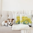 thumbnail image 4 of Ambesonne Flower Throw Pillow Cover 2 Pack, Paint of Daffodils Bouquet, 20", Yellow Green, 4 of 7