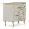 thumbnail image 3 of St. Charles 3-Drawer Nightstand - Dove Gray, 3 of 14