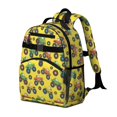 thumbnail image 2 of Monster Cartoon Truck Yellow Pattern Cute School Backpack Bag for School with Padded Back and Adjustable Shoulder Straps 15.25"x11.5"x5.25", 2 of 5
