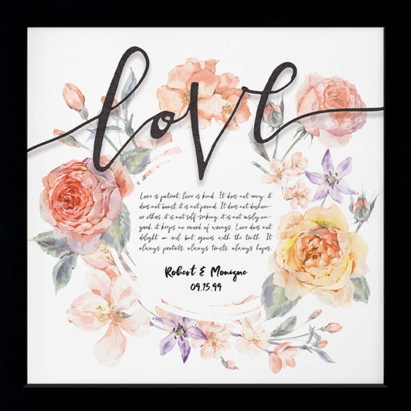 Love Is | Personalized Wedding, Anniversary, Love Gift, Print, Wall Decor
