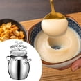 thumbnail image 6 of CarpNettore Container Lard Strainer Stainless Steel Easy Grip Handle Multi Purpose Pot Saver 1.5 L 10cmx18cm, 6 of 9