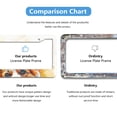thumbnail image 4 of Funny Dog License Plate Frames for Women Men Car Plate Holder Cover Metal Tag Aluminum Car Accessories Front Rear Plate Decor, 4 of 6