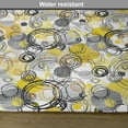thumbnail image 6 of Ambesonne Geometric Place Mats Set of 4, Sketchy Circles, Standard Size, White Beige, 6 of 6