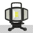 thumbnail image 4 of Bell + Howell Bionic Black 1 Piece 1000 Lumen Portable Rechargeable Waterproof Multi Position Dual COB LED Work Light, 4 of 6