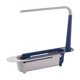 thumbnail image 1 of Estantes telescópicos para fregadero, escurridor, cesta de drenaje, organizador multiusos de longitud ajustable para debajo del fregadero del baño., 1 of 8
