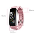 thumbnail image 2 of Heartrate Blood Pressure Reloj Smar Temperatura corporal Oxígeno en sangre Pulsera impermeable Sweethay EL5403-04B, 2 of 2
