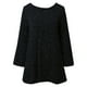 thumbnail image 3 of Vestidos Elegantes Para Mujer, Vestido de Invierno Con Cuello Redondo, Manga Larga, Holgado, Talla Grande, Sexy, Con Lentejuelas, Estilo Europeo, Vestido Informal de Moda, 3 of 3