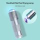 thumbnail image 3 of Mini luz ultravioleta para uñas, lámpara de curado portátil de silicona para uñas Irfora Luz de mano, 3 of 6