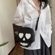 thumbnail image 3 of 3008 Bolso con calavera bolso cruzado personalizado bolso hombro con nicho color en bolso cuadrado pequeño bolso con calavera Halloween 3008-PZ20240623013579, 3 of 9