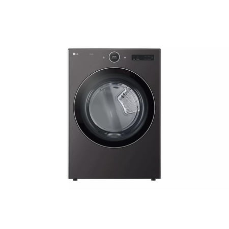 LG DLEX6700B 7.4 Cu. Ft. Black Steel Stackable Front Load Smart Electric Dryer with TurboSteam