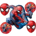 thumbnail image 1 of Ramo de globos con forma de anagrama para fiesta de cumpleaños de Spiderman Action, 5 unidades, 1 of 4