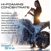 Molecule Wash+Shine Car Wash Soap | Hi-Foaming Car Cleaning Kit for Detailing, Spot-Free Rinse, Removes Rubber, Oil & Dirt | Automotive Wash Soap for Cars, Trucks, Accessories | 16 oz