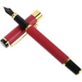 thumbnail image 1 of Miangastore Writing Pens Beginner Fountain Pen Red Plastic 1Set 5.3X0.7X0.6In, 1 of 8