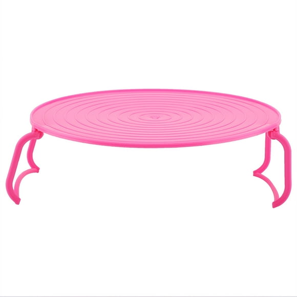 Plat de cuisson à la vapeur - Cuisson multifonctionnelle pour four à micro-ondes Grille de cuisson en plastique en couches(rouge)