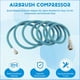 thumbnail image 4 of Airbrush Adapter Set, Quick Release Airbrush Adapter Kit, Nylon Braided Air Hose, for Air Compressor and Airbrush Hose, 4 of 5