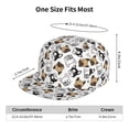 thumbnail image 5 of Goofa French Bulldog3 Printed Men's Baseball Cap,Straight Brim Hat,Golf Dad Hat,Versatile Style,Sun Protection Cap,Travel Hat, 5 of 9