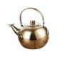 thumbnail image 3 of Tetera de acero inoxidable Tetera de metal con infusor extraíble Cafetera para café suelto 1.5L, 3 of 9