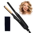 thumbnail image 1 of Mini Hair Straightener for Quick Touch Ups, Pencil Flat Iron for Short Hair, Beard and Pixie Cuts, 15 Second Fast Heat-Up Titanium Flat Iron with Adjustable Temperature Settings and Dua, 1 of 5