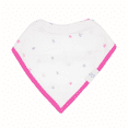thumbnail image 3 of 2 PK Muslin & Terry Cloth Bib Set Stripes/Stars, 3 of 4
