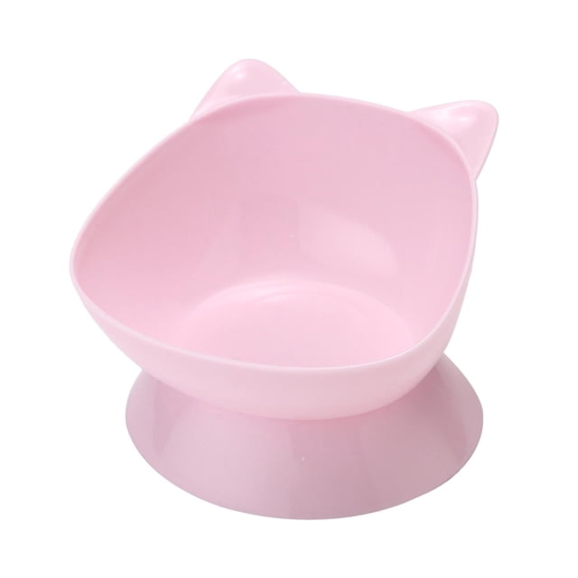 Cuenco para gatos jinwen Cuenco para perros Contenedor de comida rosa