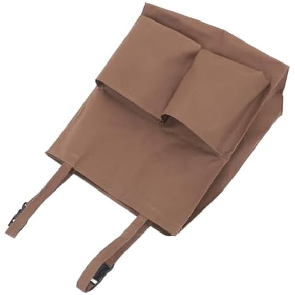 Janitorial Cart Bag, 17.68x15.72x7.86in Replacement Cart Trash Collecting Amenity Bag for Housekeeping Commercial Janitorial Cleaning, Coffee$$Household Cleaning Products & Supplies