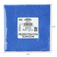 thumbnail image 6 of (6 pack) 6.5" x 6.5" Disposable Blue Paper Napkins, 24 Count, by Way To Celebrate, 6 of 7