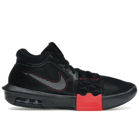 Nike Men's LeBron Witness 8 Black University Red White Basketball Shoes, from StockX