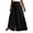 3# Black, variant on Plus Size Palazzo Pants Women Flowy Curvy Pants Drawstring Wide Leg Pants Summer Beach Travel Trousers Black 4XL