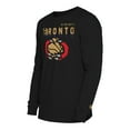 thumbnail image 2 of Men's New Era  Black Toronto Raptors 2024/25 City Edition Long Sleeve T-Shirt, 2 of 5