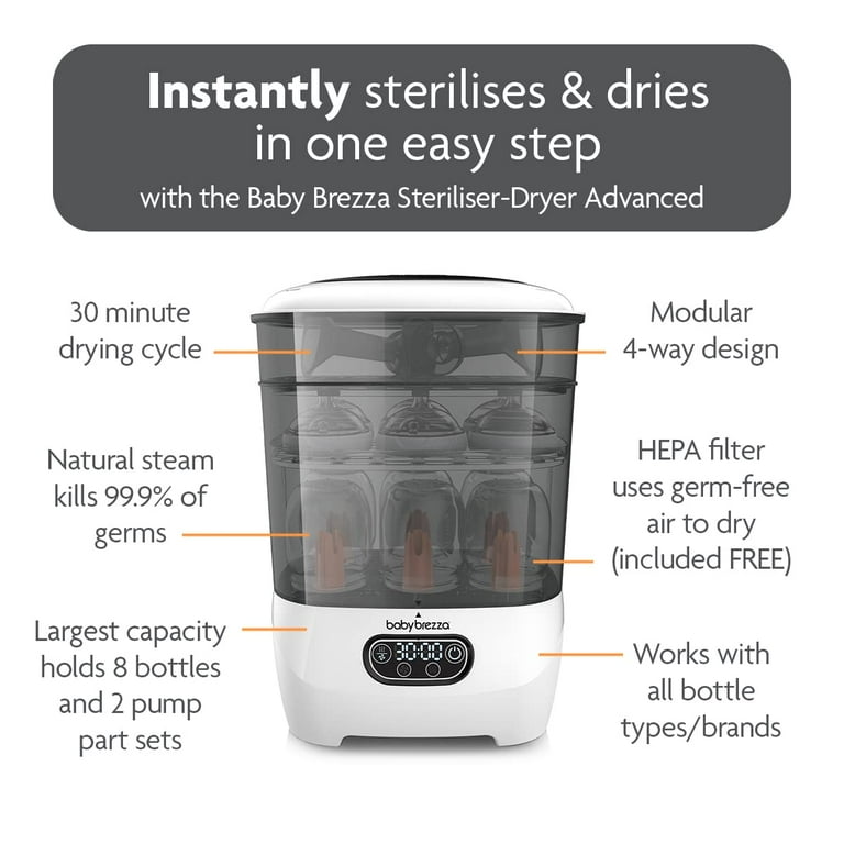 Baby Brezza Baby Bottle Steriliser and Dryer Advanced