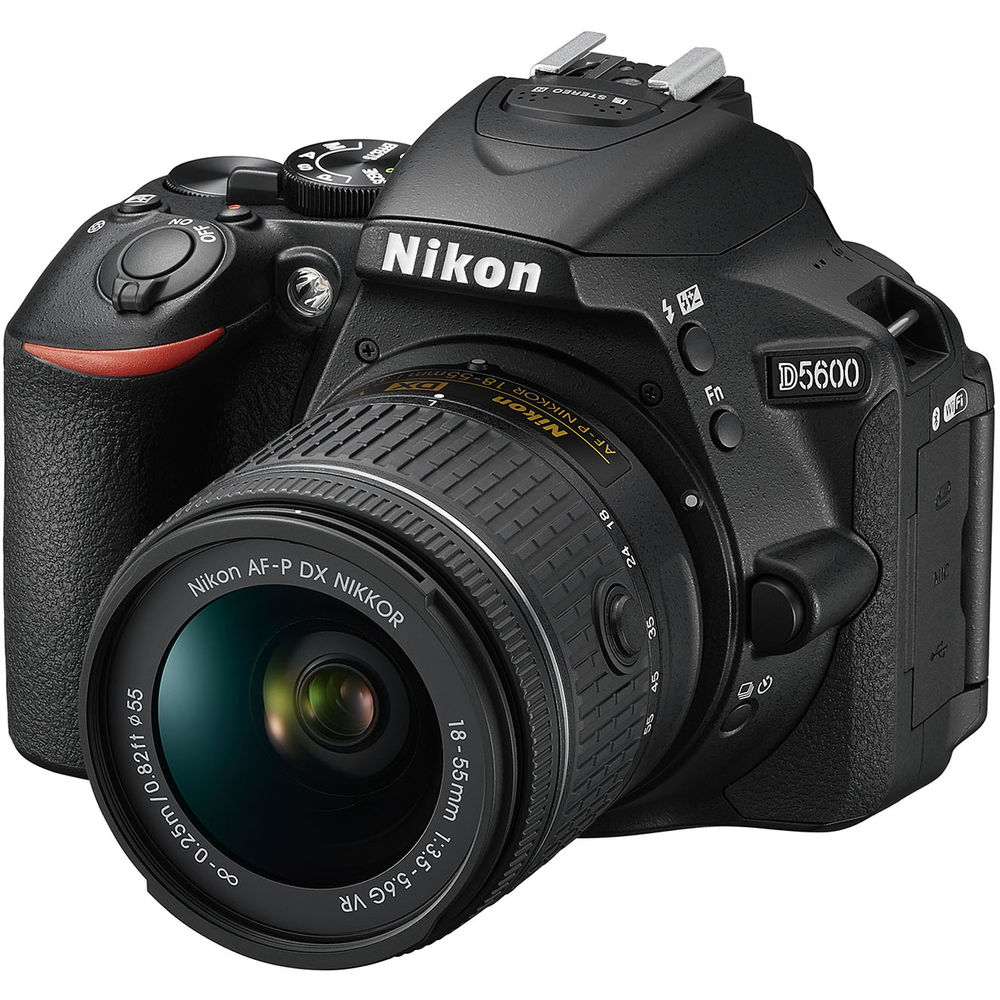 Nikon D5600 DSLR Camera W/ 18-55mm Lens 1576  - Advanced Bundle - image 2 of 8