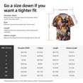 thumbnail image 5 of Balery Abstract Lion Painting Camisa Casual de Manga Corta con Botones para Hombre, Texturizada, Estilo Cubano, para Playa, Verano-Small, 5 of 5