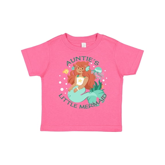 Inktastic Auntie's Little Mermaid Boys or Girls Toddler T-Shirt