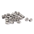 thumbnail image 1 of Unique Bargains M5 x 8mm Cone Point Hex Socket Set Grub Screw Silver Tone 25 Pcs, 1 of 1