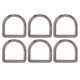 thumbnail image 4 of Anillos En D, Anillos En D De Metal Sin Rebabas Para Proyectos De Bricolaje Para Bolsos Ccdes Otros, 4 of 8