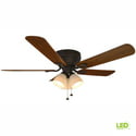 Hampton Bay Blair 52" LED Indoor Oil-Rubbed Bronze Ceiling Fan