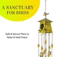 thumbnail image 3 of Birdhouse Wind Chimes - Yellow, 3 of 6
