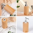 thumbnail image 5 of Rust-Proof Soap Dispenser for Kitchen and Bathroom, Refillable Hand and Dish Soap Dispenser Set with Natural Pump, Durable Plastic Lotion Dispenser, Minimalist and Stylish, Ideal for Countertop Use, 5 of 6