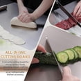 thumbnail image 4 of Stainless Steel Cutting Boards for Kitchen, Cutting Board with Counter Lip, Cutting Board with Silic, 4 of 5