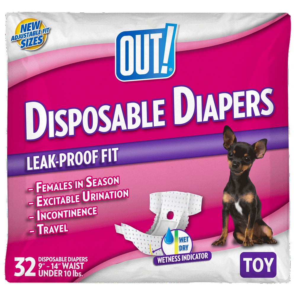 OUT! Pet Care Disposable Female Dog Diapers Absorbent with Leak Proof