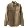 thumbnail image 1 of Veste en Molleton pour Hommes Veste Décontractée Doublée en Molleton avec Col Rabattu et Poches Boutonnées Veste Doublée en Molleton pour Hommes, 1 of 9