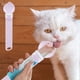 thumbnail image 4 of Cuchara dispensadora de premios para gatos – comedero de comida húmeda con mecanismo de empuje, plástico lavable, 5,8 x 25,3 cm, exprimidor sin suciedad, agujero colgante, herramienta multifuncional, 4 of 5