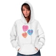 thumbnail image 4 of Funny Valentine's Conversation Hearts Hoodie Sweatshirt Women Brisco Brands L, 4 of 6